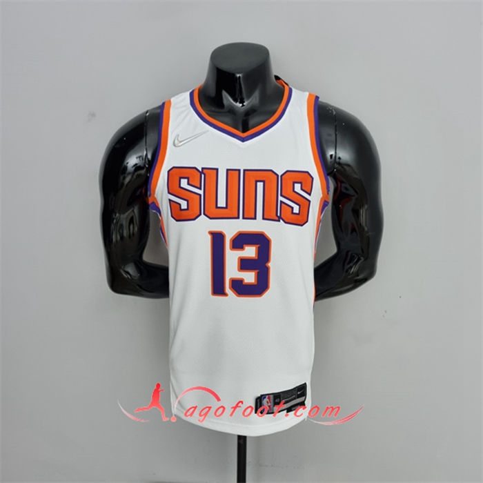 Maillot Phoenix Suns (Nash #13) Blanc 75th Anniversary