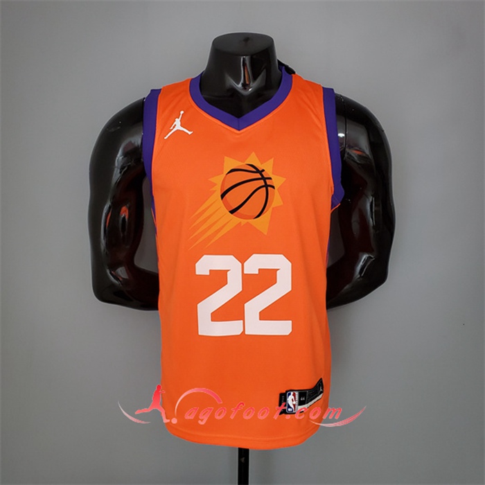 Maillot Phoenix Suns (Ayton #22) 2021 Orange Jordan Theme