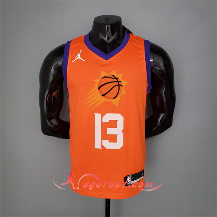 Maillot Phoenix Suns (Nash #13) 2021 Orange Jordan Theme