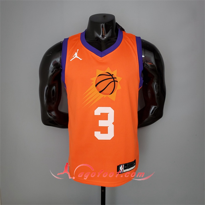 Maillot Phoenix Suns (Paul #3) 2021 Orange Jordan Theme