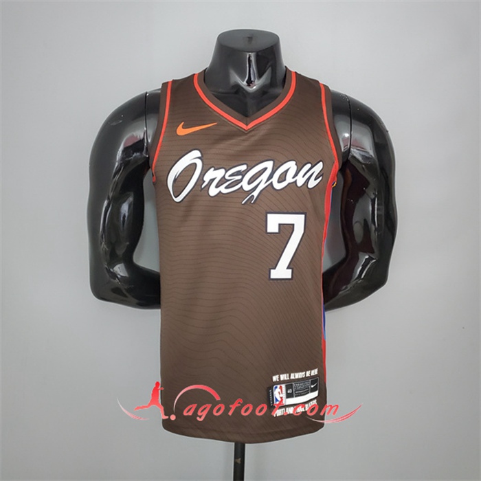 Maillot Portland Trail Blazers (Roy #7) 2021 Brune City Edition