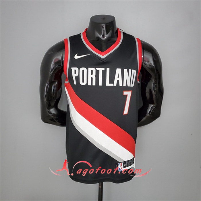 Maillot Portland Trail Blazers (Roy #7) 2021 Domicile Noir