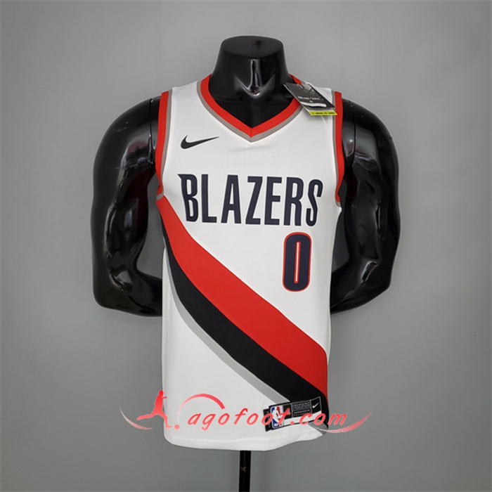 Maillot Portland Trail Blazers (Lillard #0) 2021 Domicile Noir