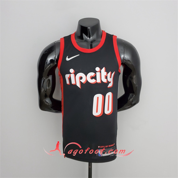 Maillot Portland Trail Blazers (Anthony #00) 2022 Season Noir Urban Edition