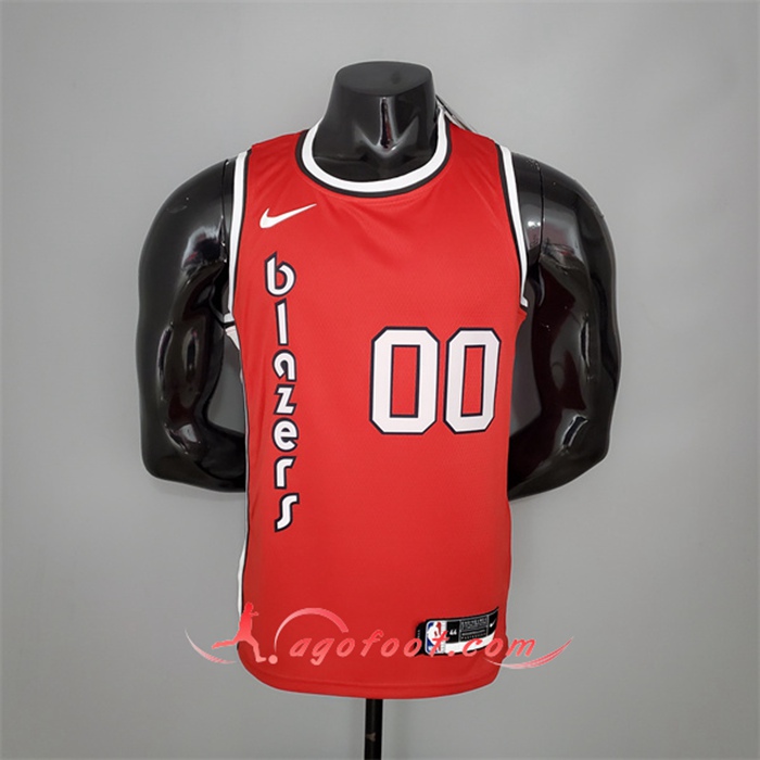 Maillot Portland Trail Blazers (Anthony #00) Retro Rouge