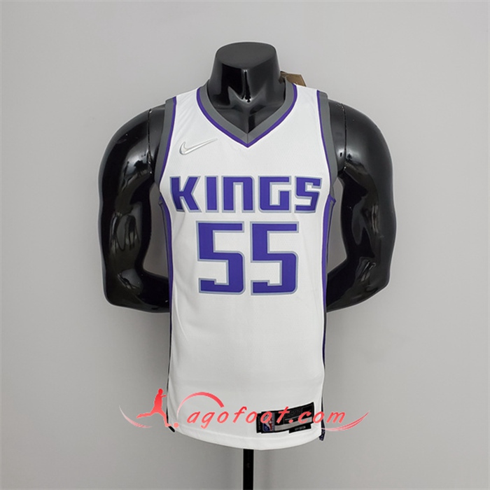 Maillot Sacramento Kings (Williams #55) Blanc 75th Anniversary