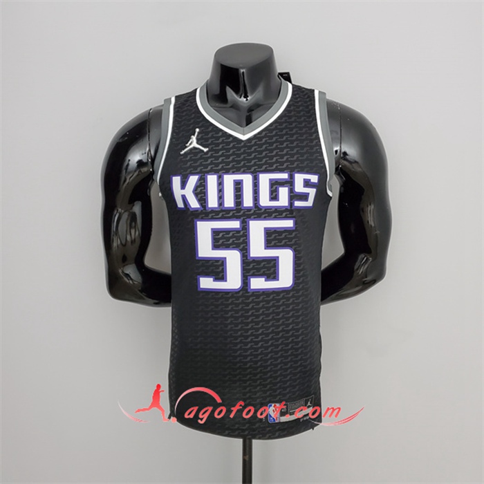 Maillot Sacramento Kings (Williams #55) Noir 75th Anniversary Jordan