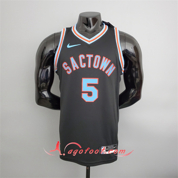 Maillot Sacramento Kings (Fox #5) 2021 Noir City Edition