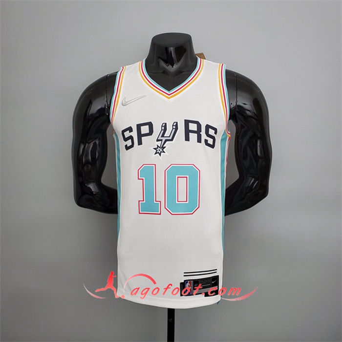 Maillot San Antonio Spurs (DeRozan #10) 2022 Season Blanc City Edition