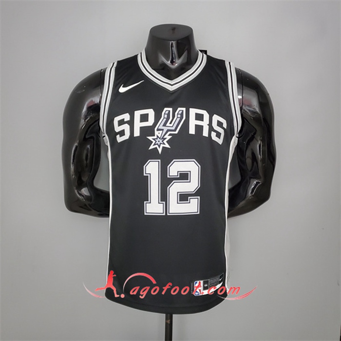 Maillot San Antonio Spurs (Aldridge #12) Noir