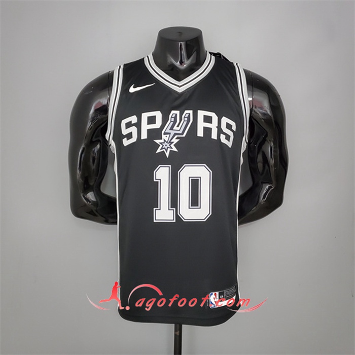 Maillot San Antonio Spurs (DeRozan #10) Noir