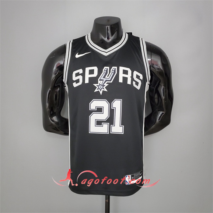 Maillot San Antonio Spurs (Duncan #21) Noir