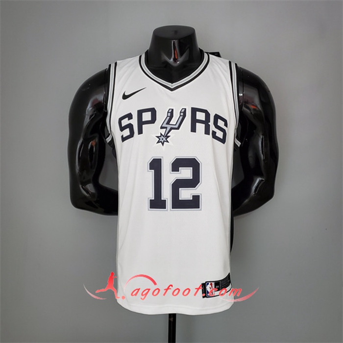 Maillot San Antonio Spurs (Aldridge #12) Blanc
