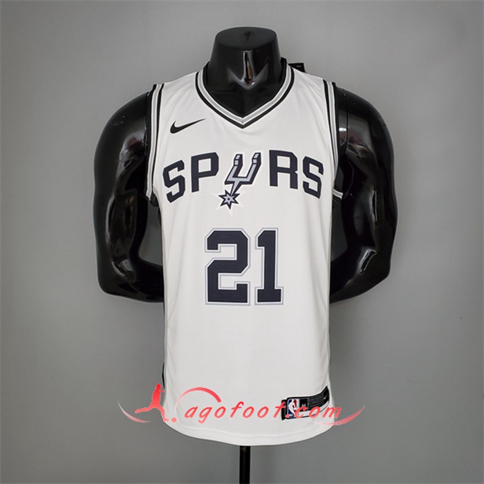 Maillot San Antonio Spurs (Duncan #21) Blanc