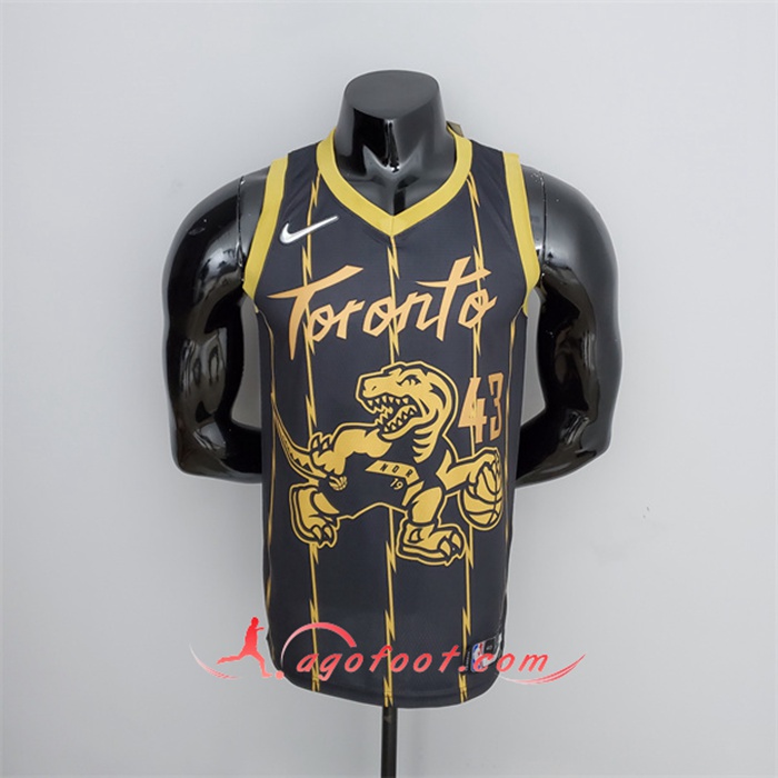 Maillot Toronto Raptors (Siakam #43) 2022 Noir City Edition