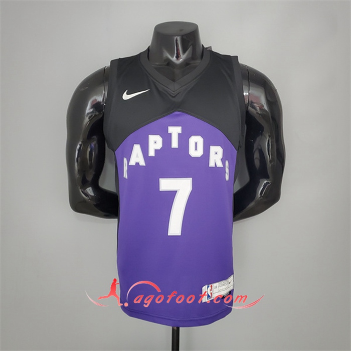 Maillot Toronto Raptors (Lowry #7) 2021 Pourpre/Noir Bonus Edition
