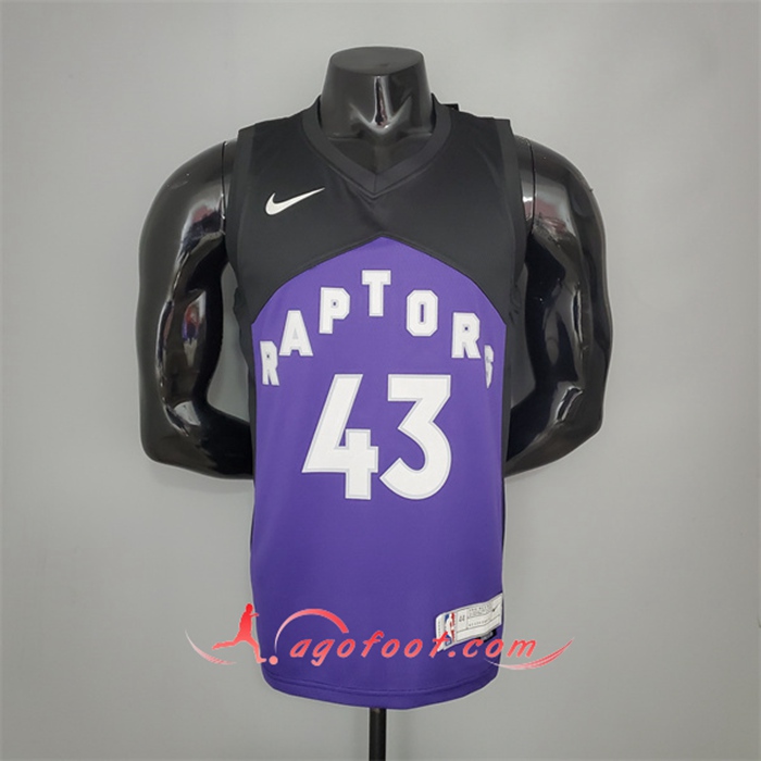 Maillot Toronto Raptors (Siakam #43) 2021 Pourpre/Noir Bonus Edition