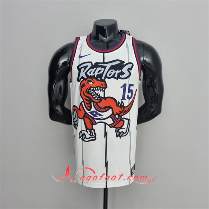 Maillot Toronto Raptors (Carter #15) Blanc