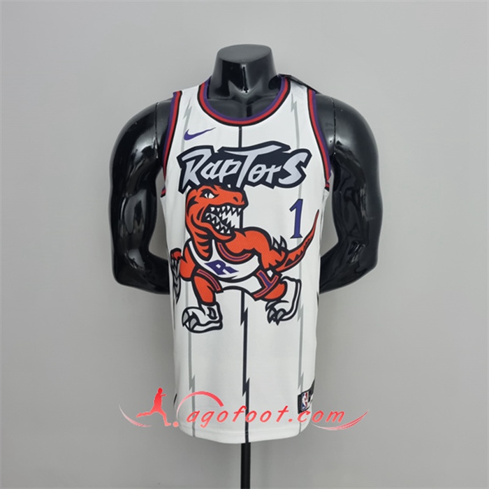 Maillot Toronto Raptors (McGrady #1) Blanc