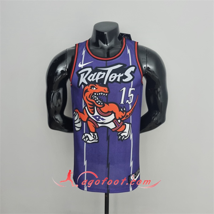 Maillot Toronto Raptors (Carter #15) Pourpre