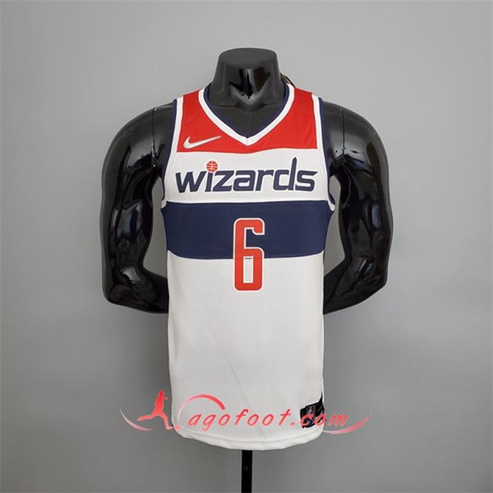 Maillot Washington Wizards (Harrell #6) Noir/Rouge/Blanc 75th Anniversary