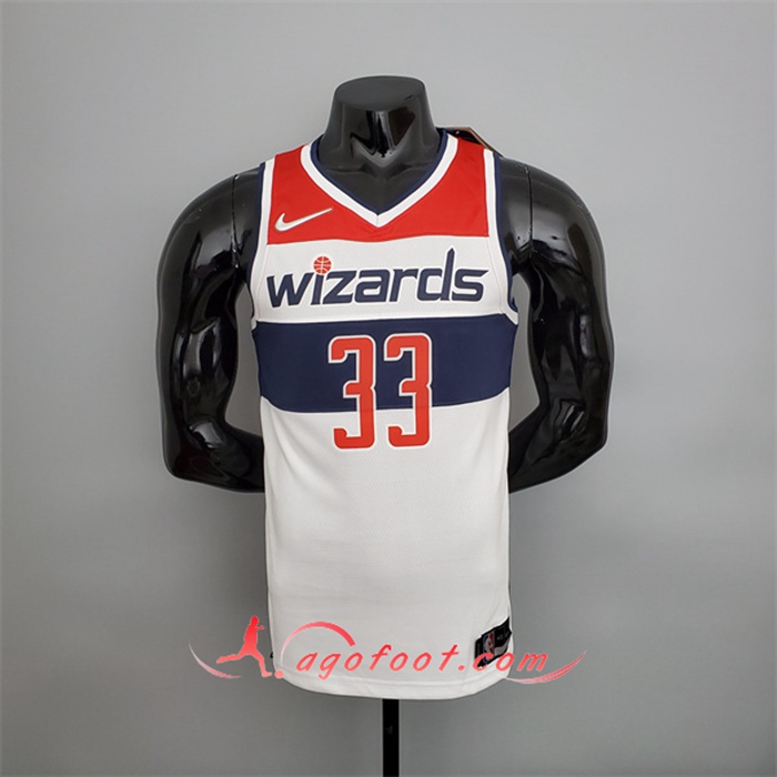 Maillot Washington Wizards (Kuzma #33) Noir/Rouge/Blanc 75th Anniversary