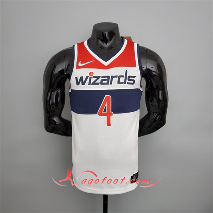 Maillot Washington Wizards (Wesbrook #4) Noir/Rouge/Blanc 75th Anniversary