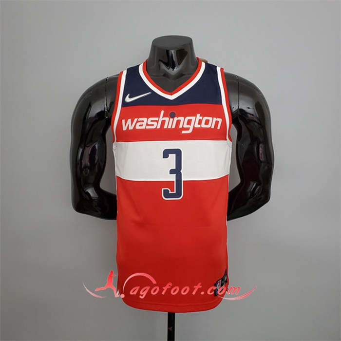 Maillot Washington Wizards (Beal #3) Rouge/Blanc/Bleu 75th Anniversary
