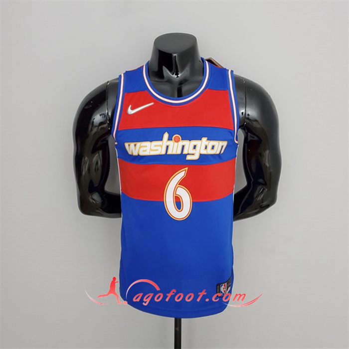 Maillot Washington Wizards (Harrell #6) 2022 Bleu/Rouge Talent City Edition