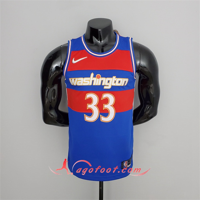 Maillot Washington Wizards (Kuzma #33) 2022 Bleu/Rouge Talent City Edition