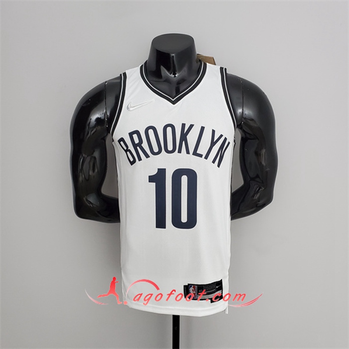 Maillot Brooklyn Nets (Simmons #10) Blanc 75th Anniversary