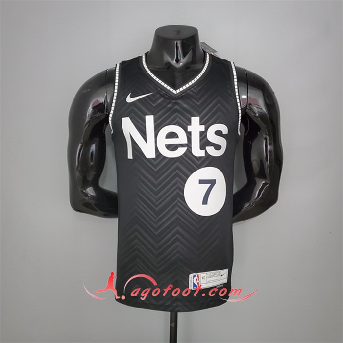 Maillot Brooklyn Nets (Durant #7) 2021 Noir Bonus Edition