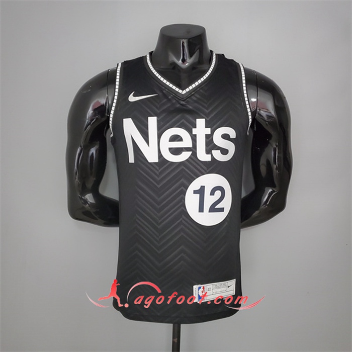 Maillot Brooklyn Nets (Harris #12) 2021 Noir Bonus Edition