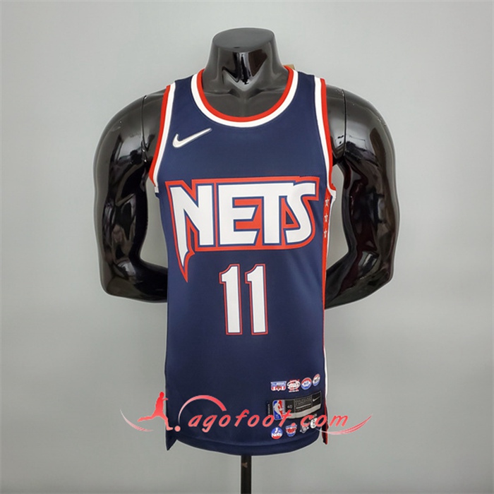 Maillot Brooklyn Nets (Irving #11) Bleu Royal 75th Anniversary City Edition