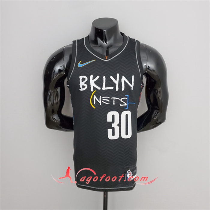 Maillot Brooklyn Nets (Curry #30) Noir City Edition