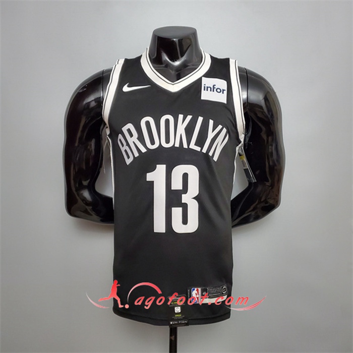 Maillot Brooklyn Nets (Harden #13) Noir