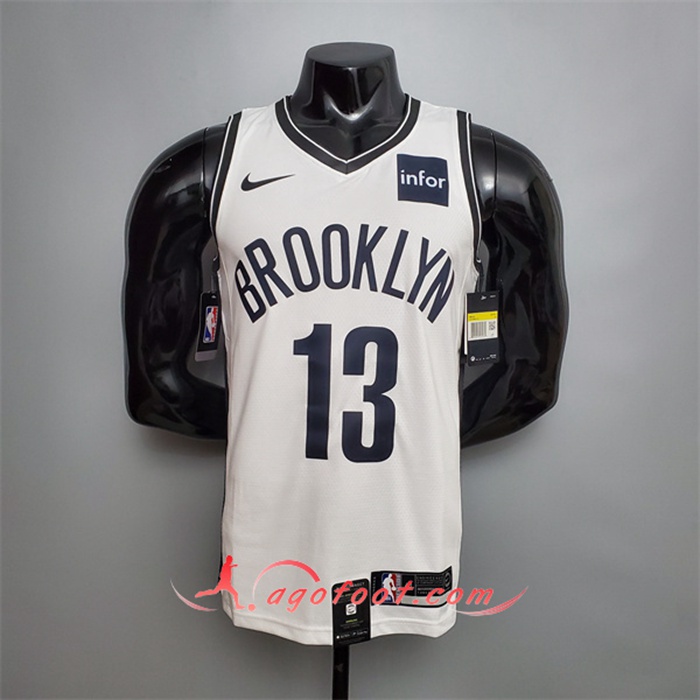 Maillot Brooklyn Nets (Harden #13) Blanc