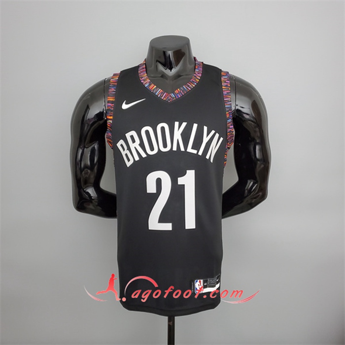 Maillot Brooklyn Nets (Brooklyn #21) Noir City Version