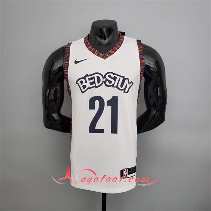 Maillot Brooklyn Nets (Brooklyn #21) Blanc City Version