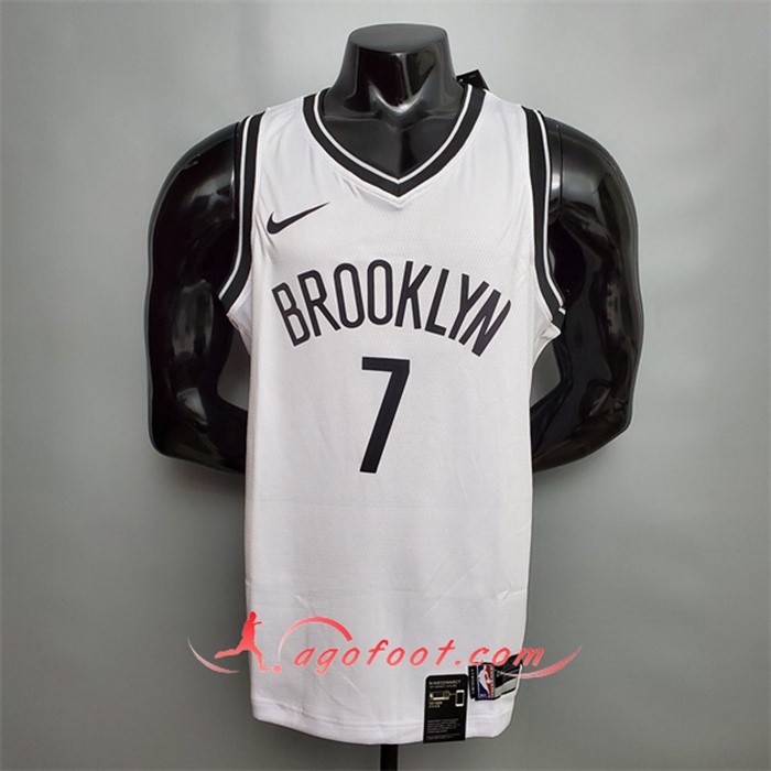Maillot Brooklyn Nets (Durant #7) Blanc