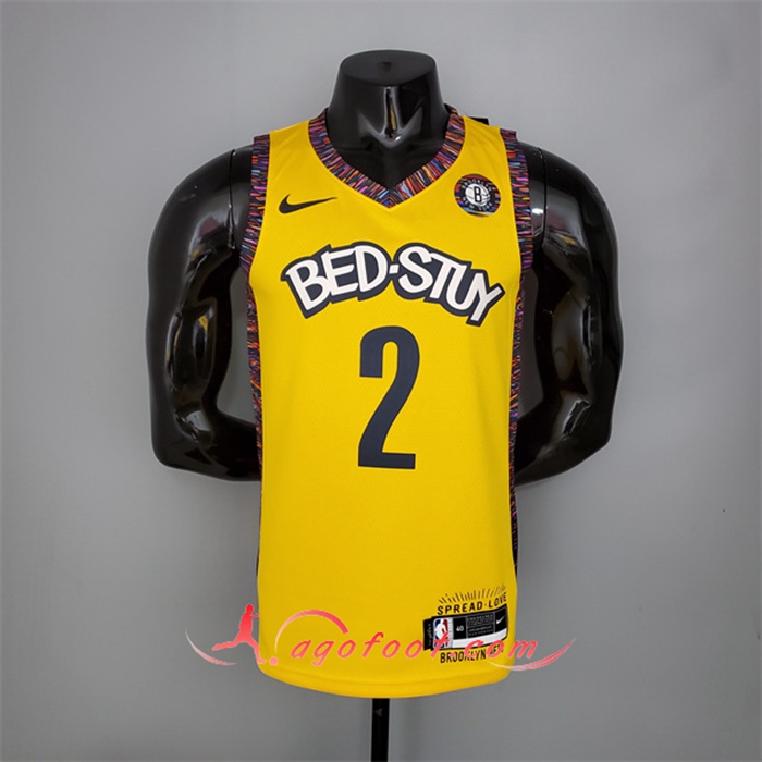 Maillot Brooklyn Nets (Griffin #2) Jaune Commemorative Edition