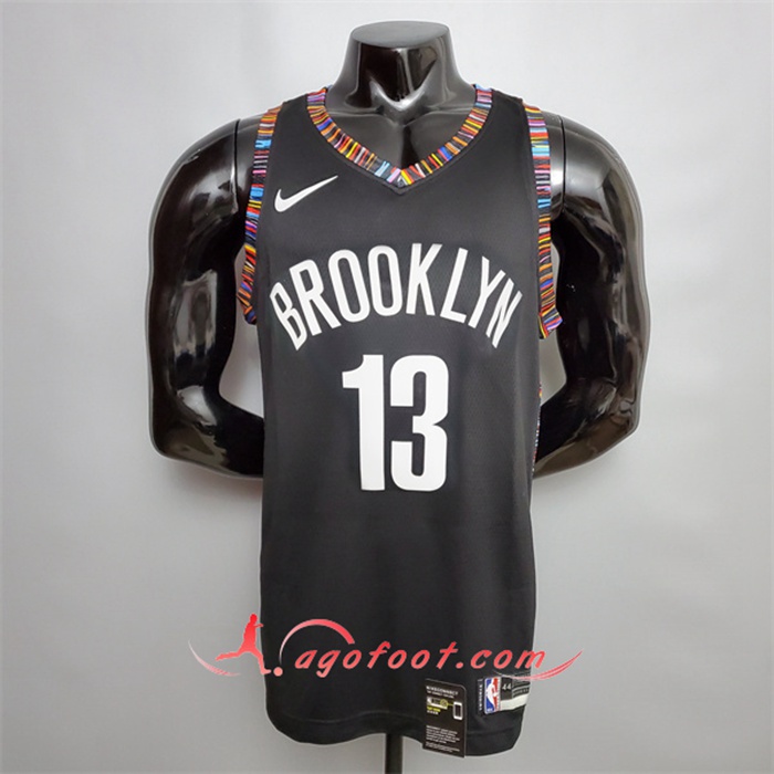 Maillot Brooklyn Nets (Harden #13) Noir City Version