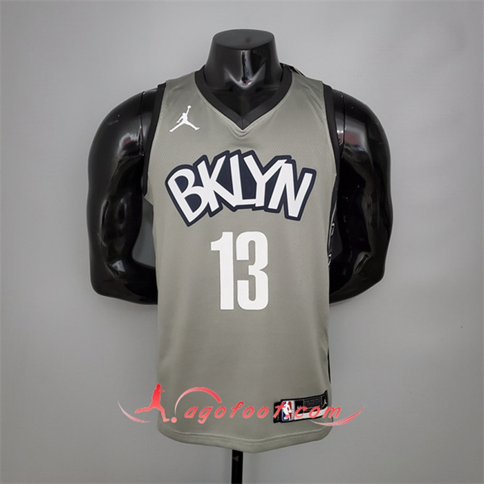 Maillot Brooklyn Nets (Harden #13) Gris City Edition