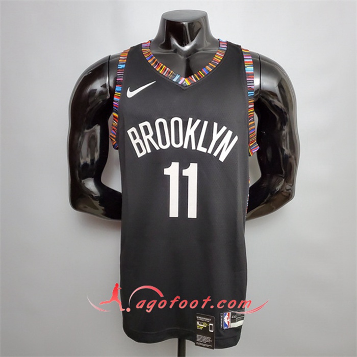 Maillot Brooklyn Nets (Irving #11) Noir City Version