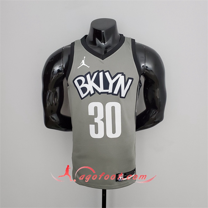 Maillot Brooklyn Nets (Curry #30) Gris