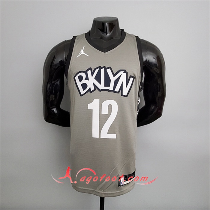 Maillot Brooklyn Nets (Harris #12) Gris