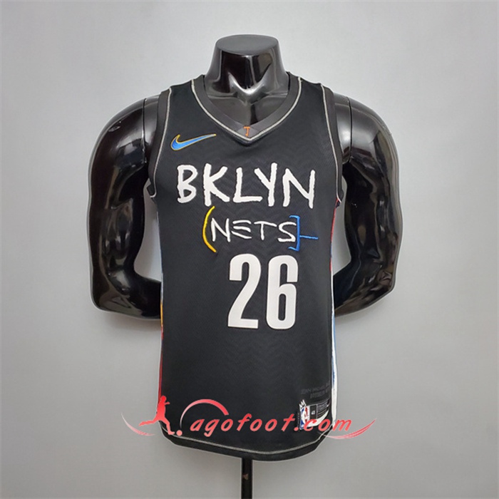 Nouveau Maillot Brooklyn Nets (Dinwddie #26) Noir City Edition