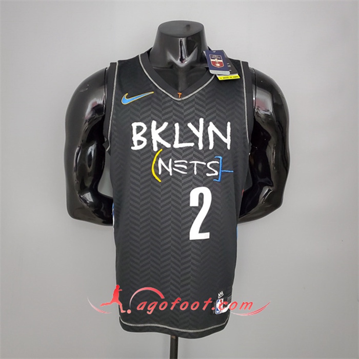 Nouveau Maillot Brooklyn Nets (Gfiffin #2) Noir City Edition