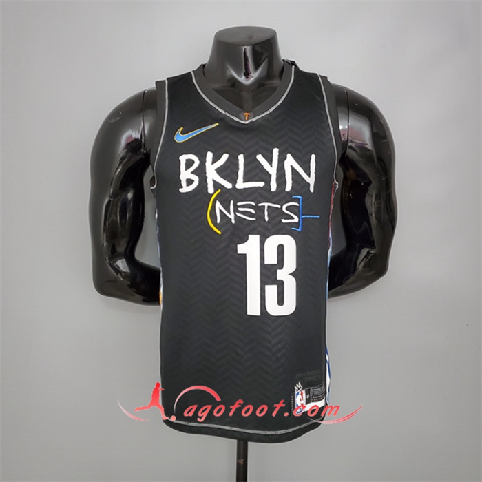 Nouveau Maillot Brooklyn Nets (Harden #13) Noir City Edition