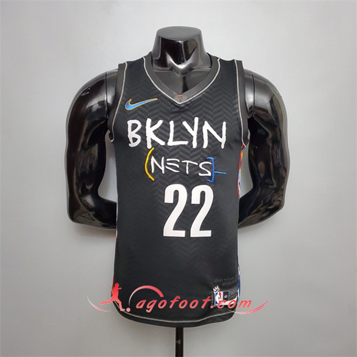 Nouveau Maillot Brooklyn Nets (Levert #22) Noir City Edition